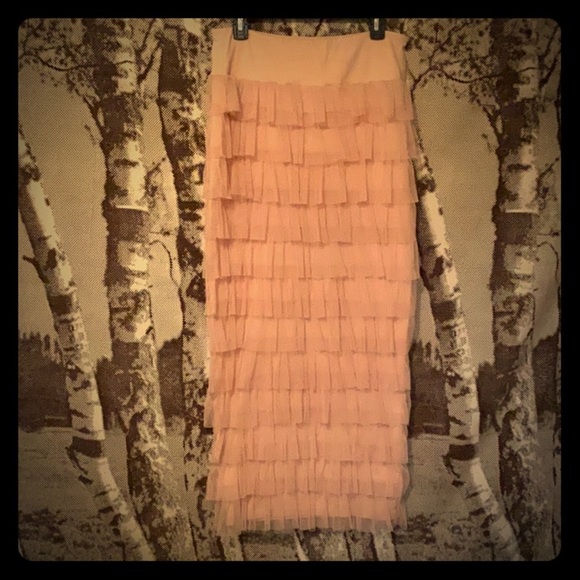 Vintage Forever 21 Long Ruffled Skirt - Picture 1 of 5